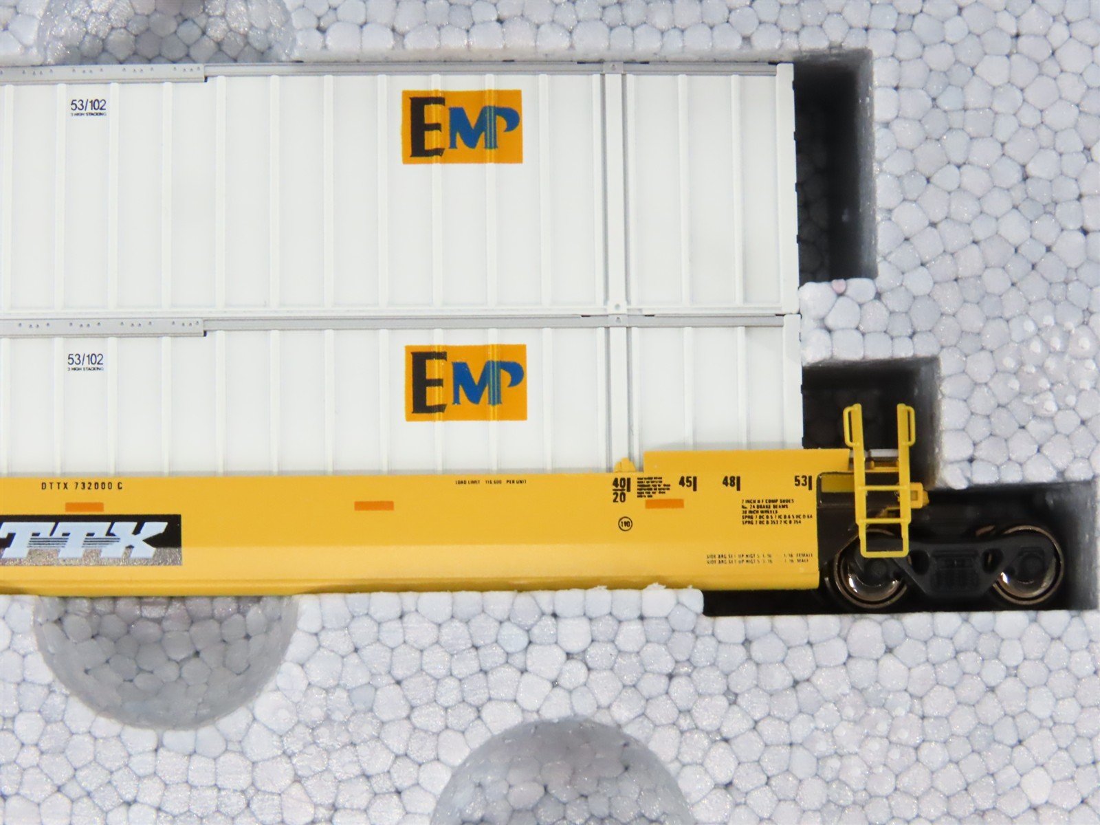 N Scale KATO #106-6116 DTTX Gunderson MAXI-IV Double Stack Car 3-Unit Set