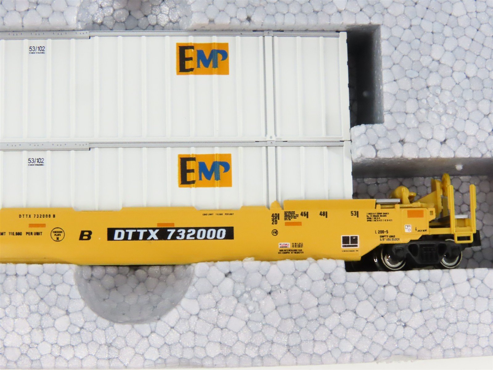 N Scale KATO #106-6116 DTTX Gunderson MAXI-IV Double Stack Car 3-Unit Set