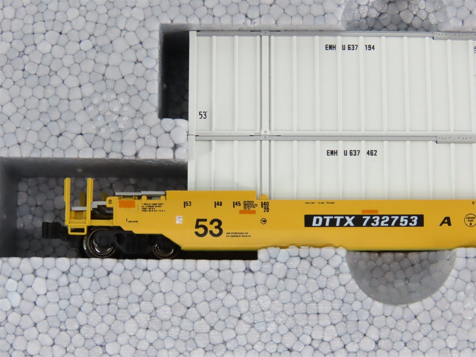N Scale KATO #106-6115 DTTX Gunderson MAXI-IV Double Stack Car 3-Unit Set