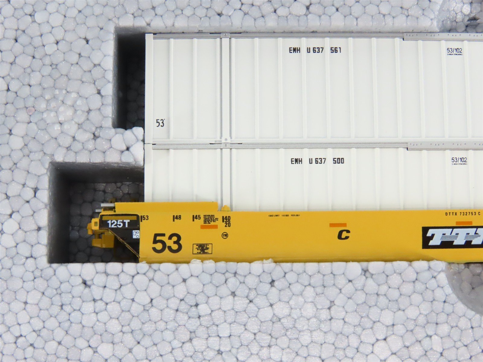 N Scale KATO #106-6115 DTTX Gunderson MAXI-IV Double Stack Car 3-Unit Set