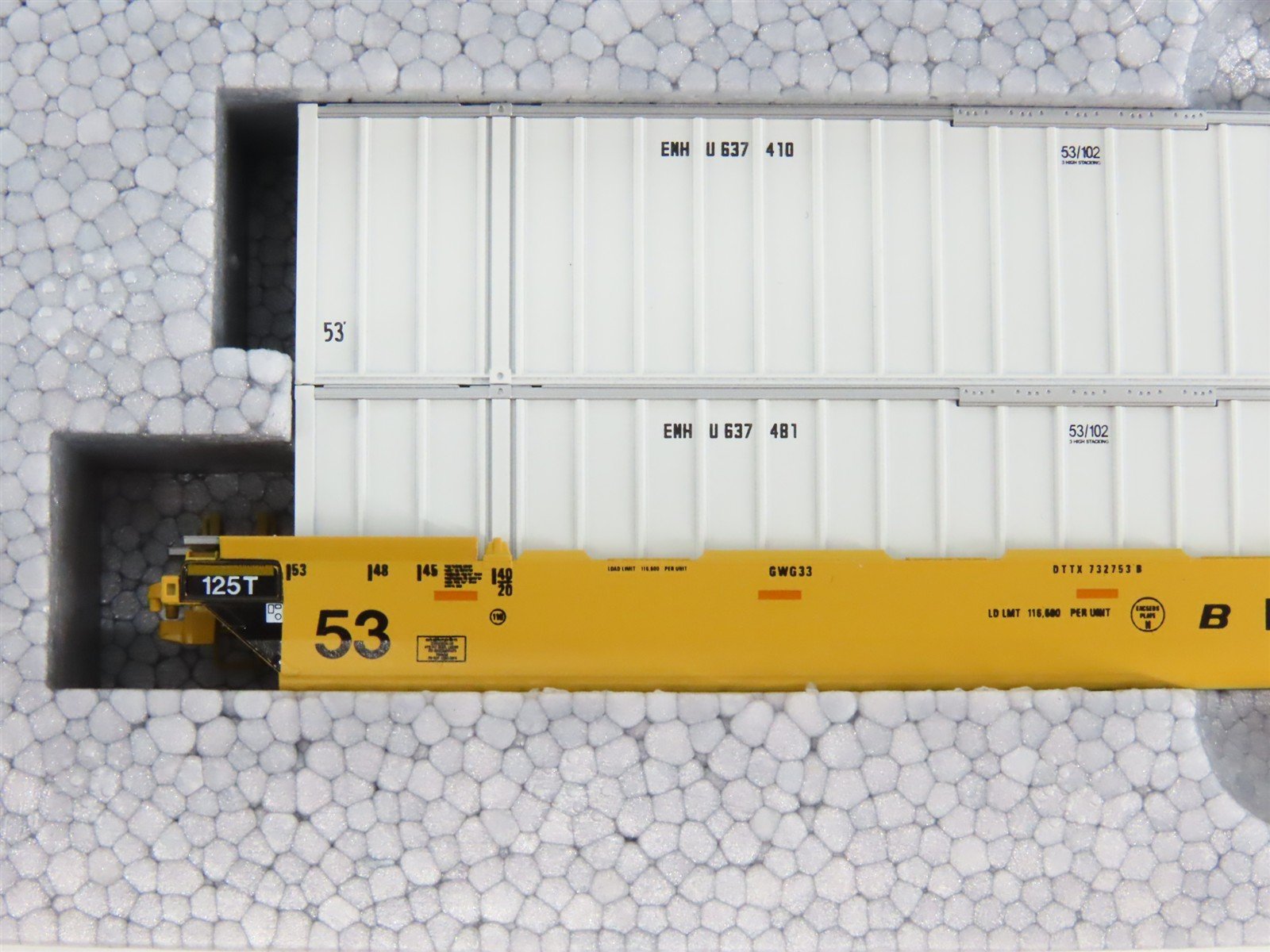 N Scale KATO #106-6115 DTTX Gunderson MAXI-IV Double Stack Car 3-Unit Set