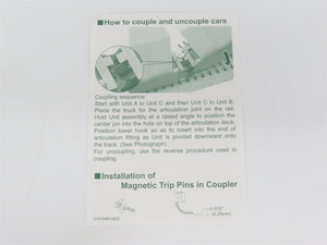 N Scale KATO #106-6117 BRAN Pacer Gunderson MAXI-IV Double Stack Car 3-Unit Set