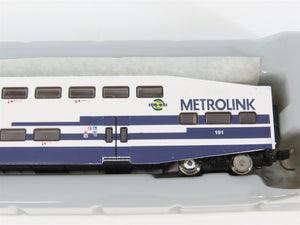 N Athearn 10147 Metrolink 10th Anniversary Bombardier Control Passenger Car #191
