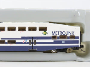 N Scale Athearn 10140 Metrolink Bombardier Coach Passenger Car #201