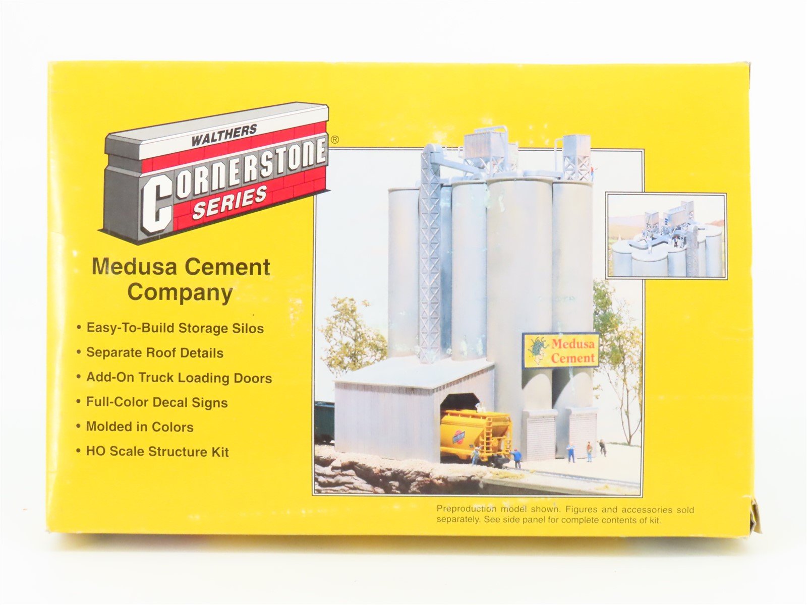N 1/160 Scale Walthers Cornerstone Kit 933-3218 Medusa Cement Company