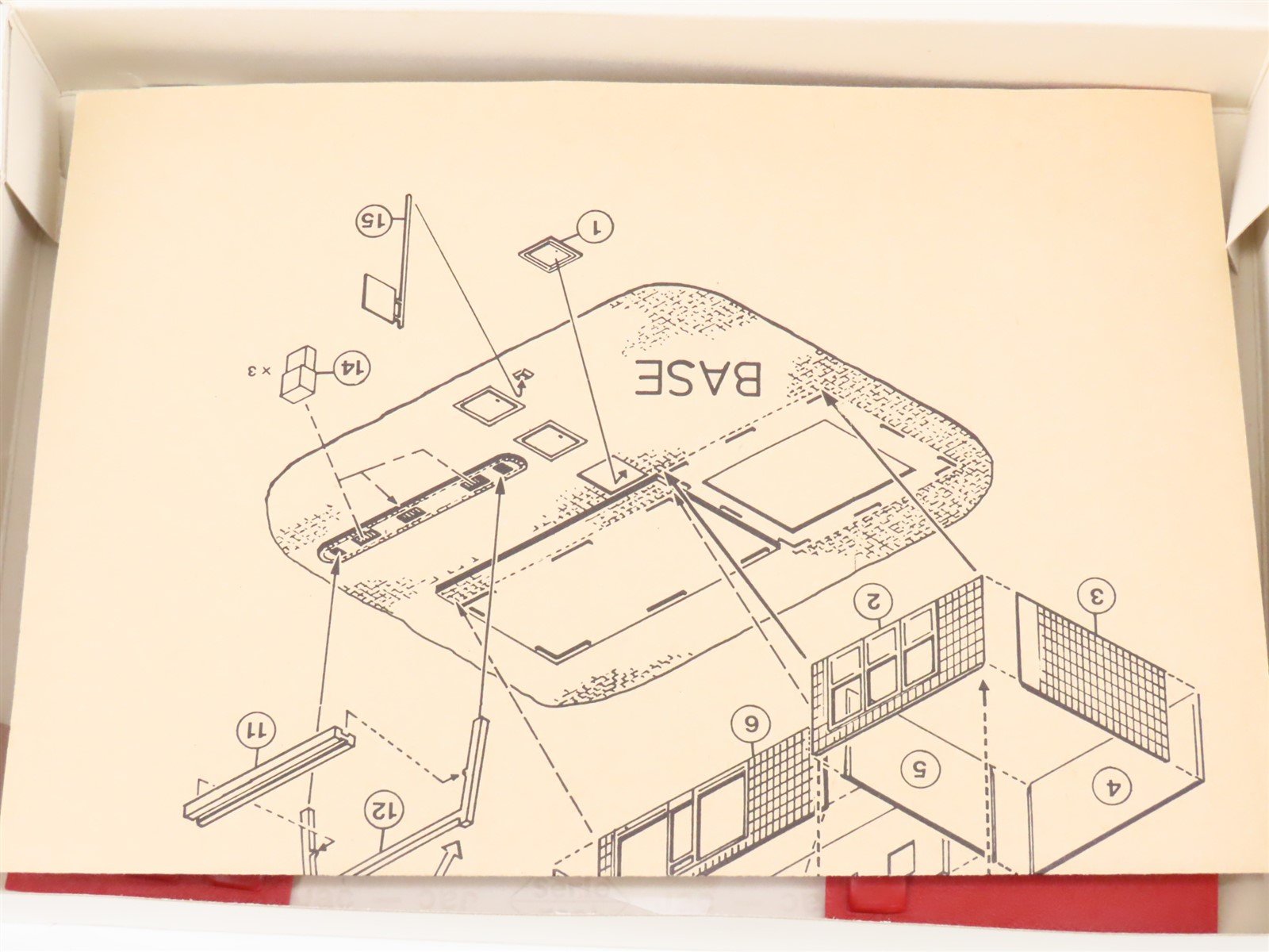 N Scale Model Power 1503 Service Station Building Kit