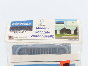 N Scale Nu-Line 1002 Modern Concrete Warehouse #2 Building Kit