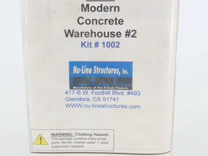N Scale Nu-Line 1002 Modern Concrete Warehouse #2 Building Kit