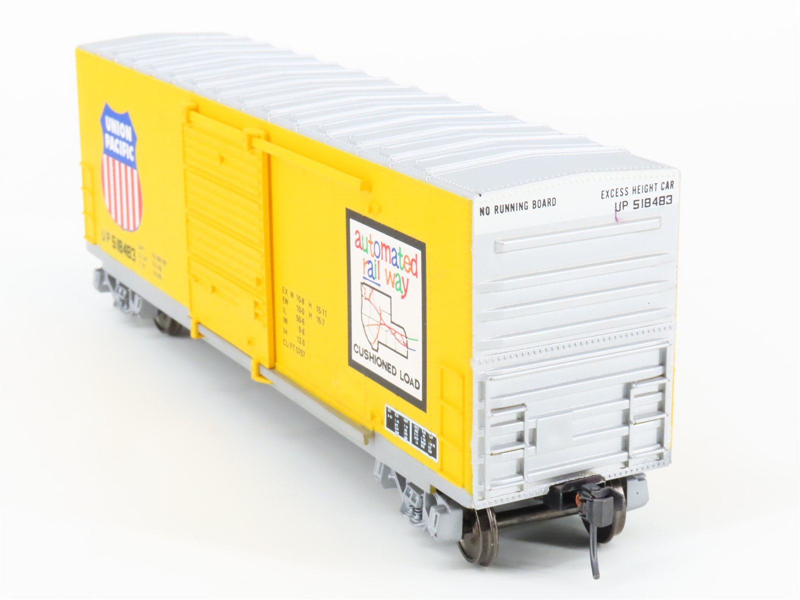 O Scale 2-Rail Lionel 6-9606 UP Union Pacific Hi-Cube Box Car Custom Rd #518483