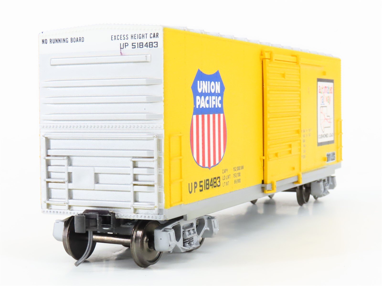 O Scale 2-Rail Lionel 6-9606 UP Union Pacific Hi-Cube Box Car Custom Rd #518483