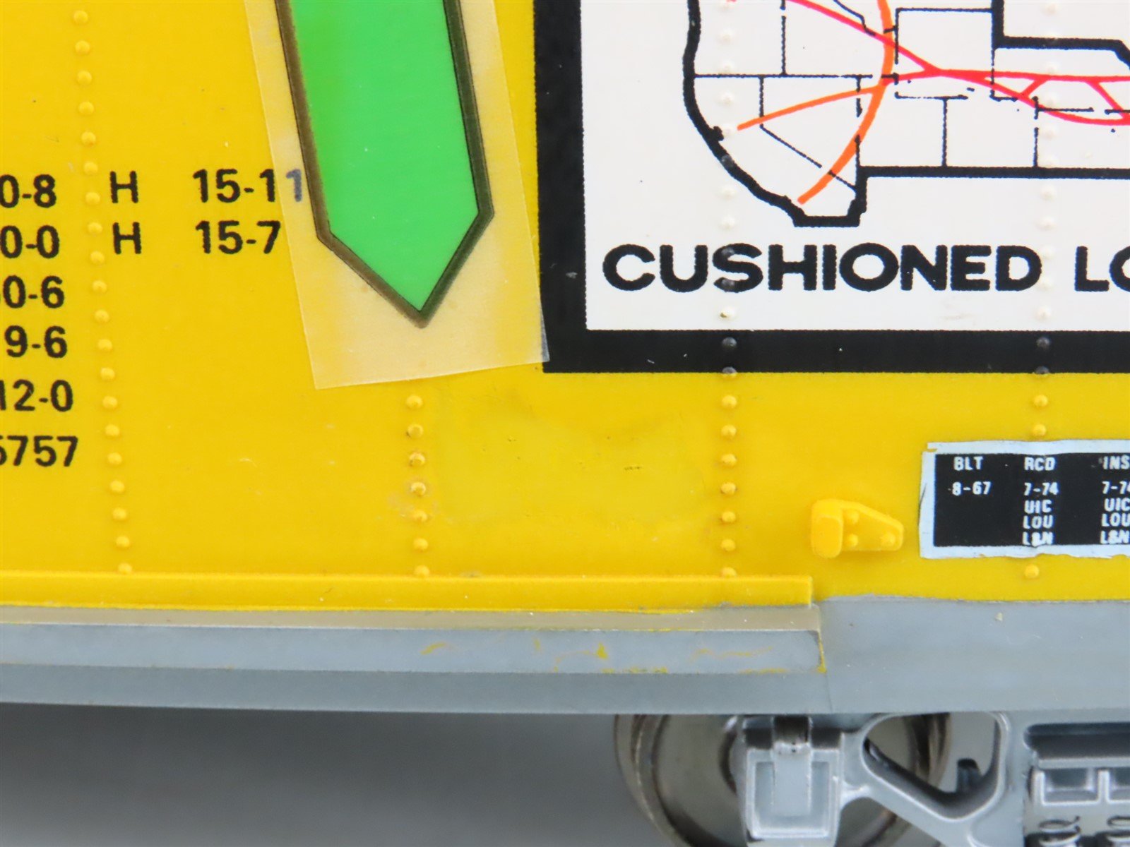 O Scale 2-Rail Lionel 6-9606 UP Union Pacific Hi-Cube Box Car Custom Rd #518483