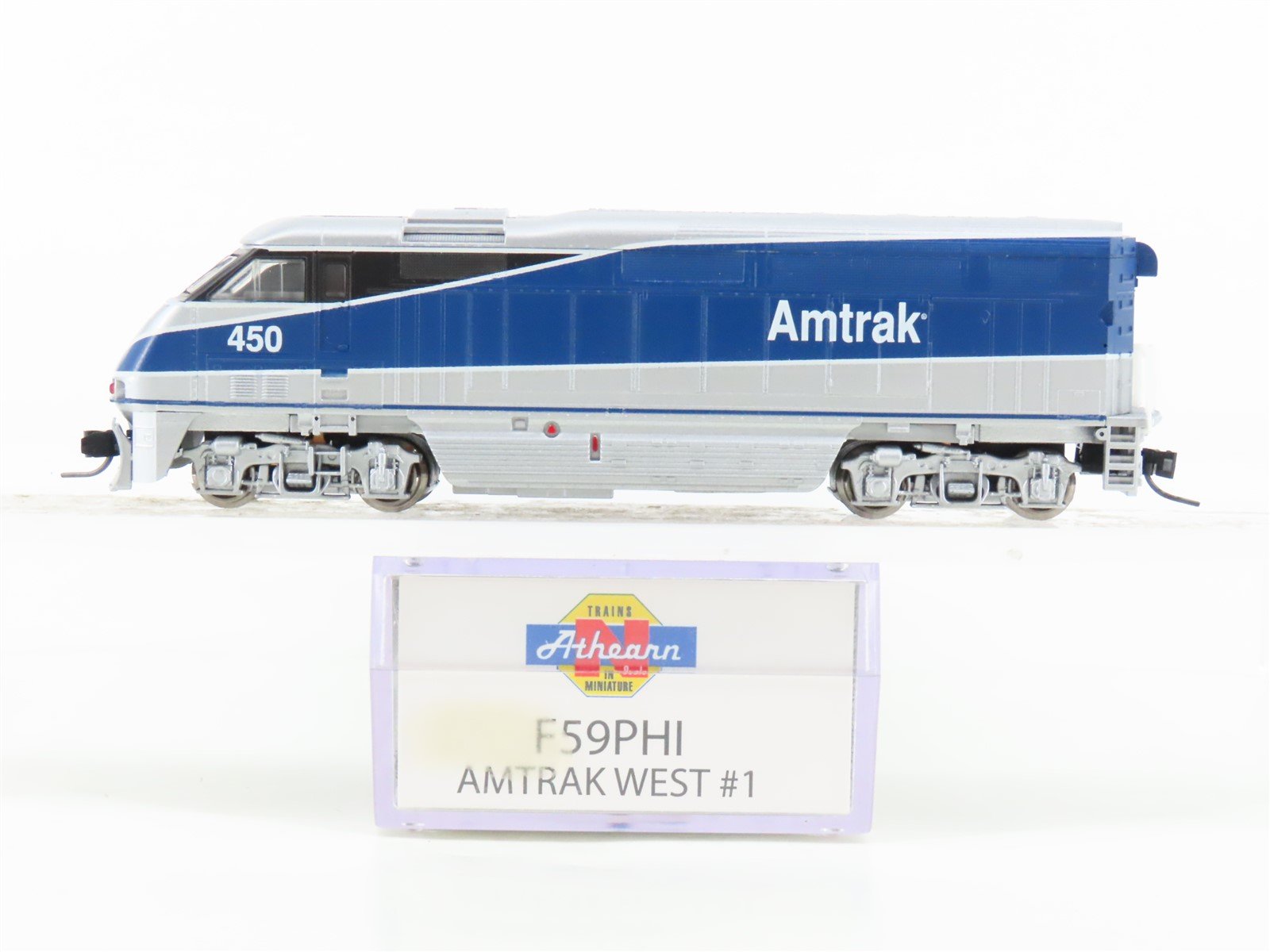 N Scale Athearn 10010 Amtrak West F59PHI Diesel Locomotive #450