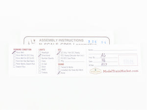 N Scale Life-Like 7475 SP Southern Pacific GP60 Diesel Locomotive #9717