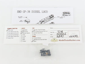 N Scale Atlas 49824 BN Burlington Northern EMD GP38 Diesel #2175 - DCC Ready