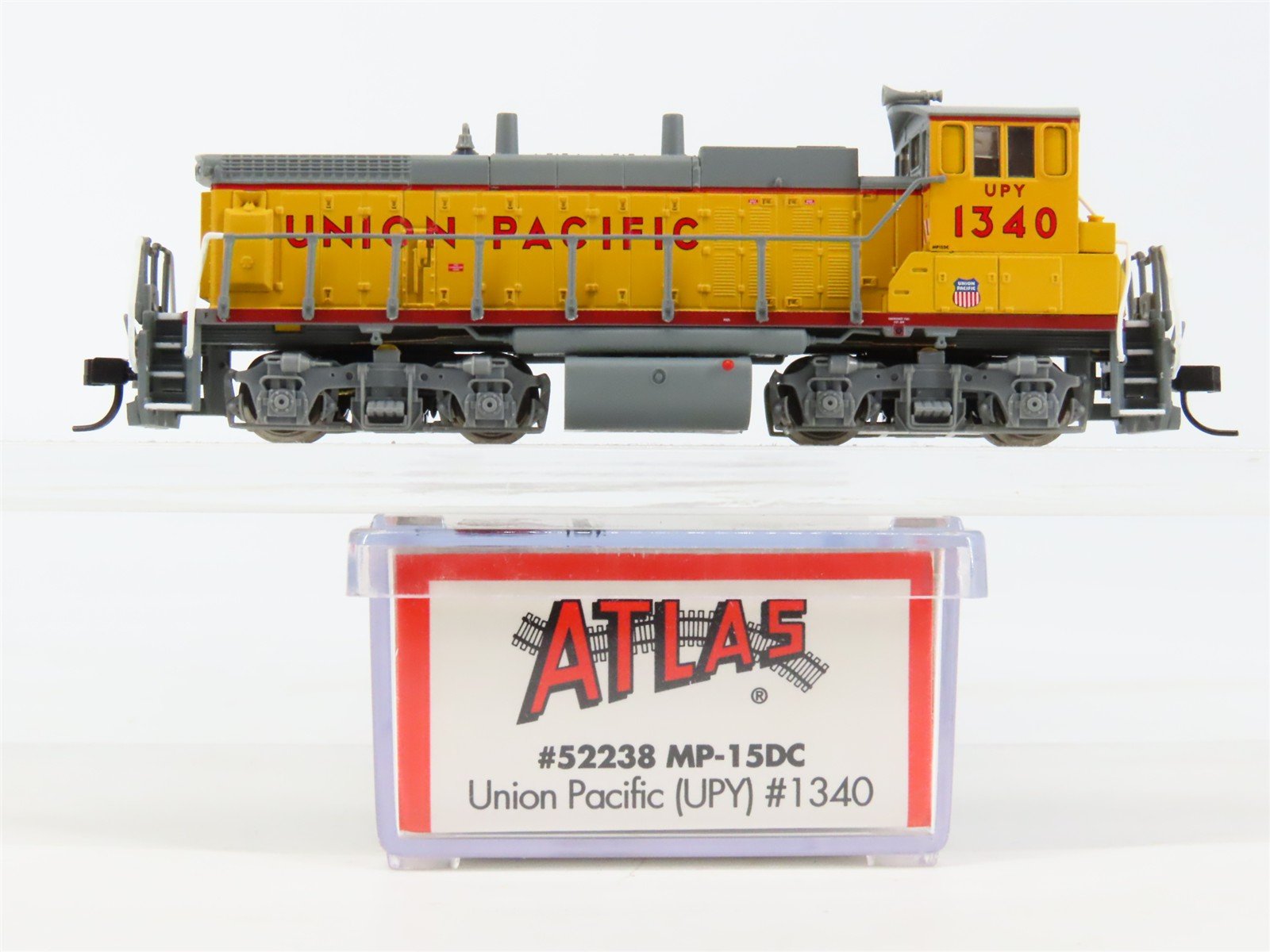 N Atlas 52238 UPY UP Union Pacific MP-15DC Diesel Switcher #1340 - DCC Ready
