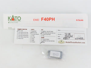 N Scale KATO 176-6101 AMTK Amtrak Phase III F40PH Diesel #342 - DCC Ready