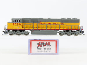 N Scale Atlas 49211 UP Union Pacific EMD SD60M Diesel #2380 - DCC Ready