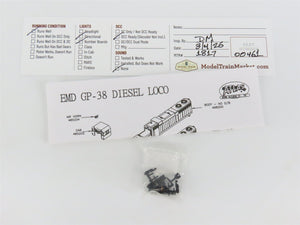 N Scale Atlas 49836 UP Union Pacific EMD GP38 Diesel #1977 - DCC Ready
