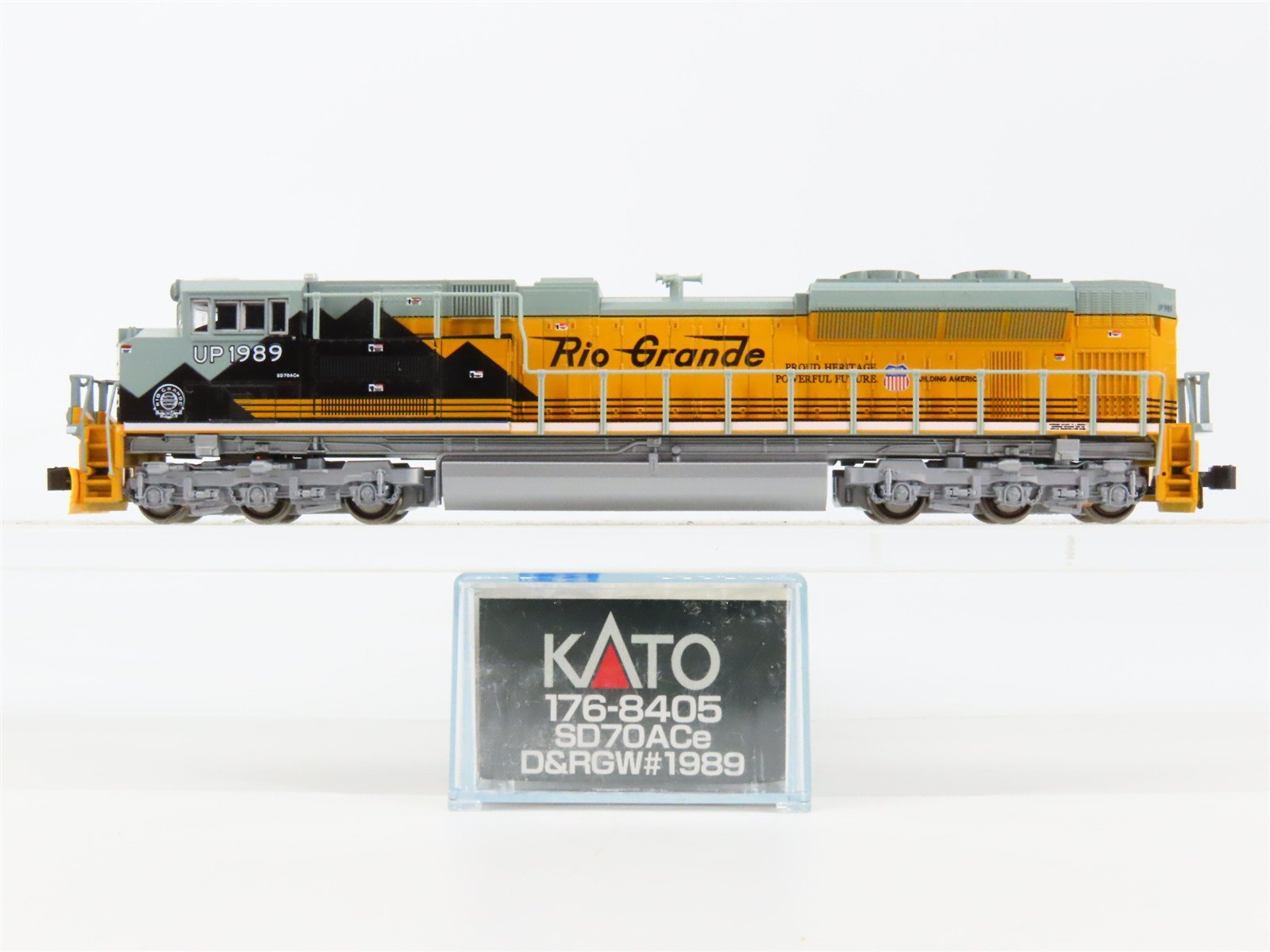 N Scale KATO 176-8405 UP / D&RGW Heritage EMD SD70ACe Diesel #1989 - DCC Ready