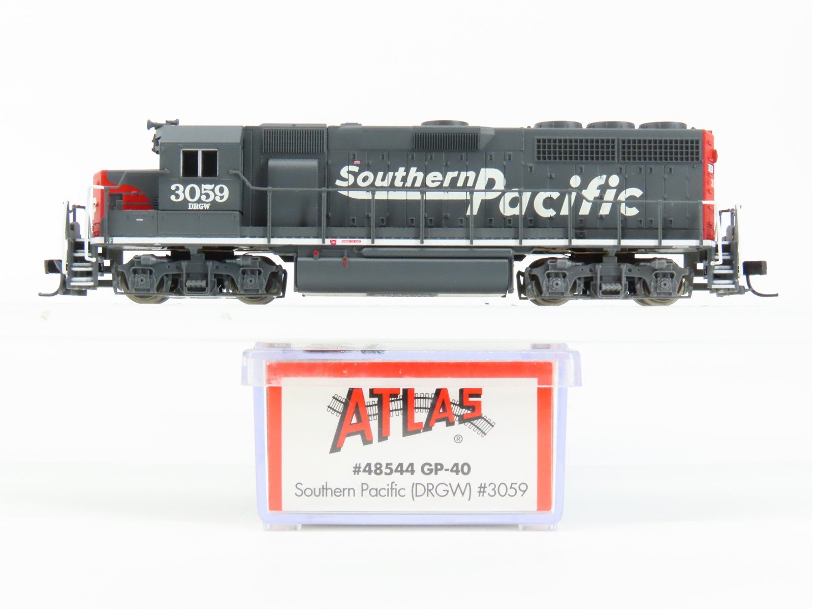 N Scale Atlas 48544 SP Southern Pacific (DRGW) GP40 Diesel Locomotive #3059