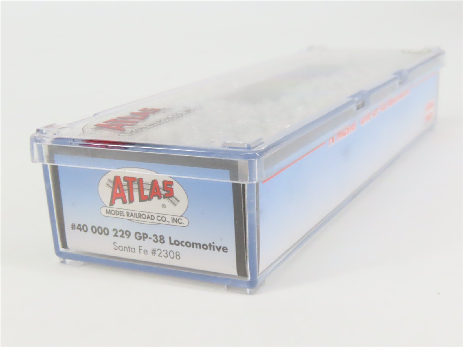 N Scale Atlas 40000229 ATSF Santa Fe GP38 Diesel Locomotive #2308