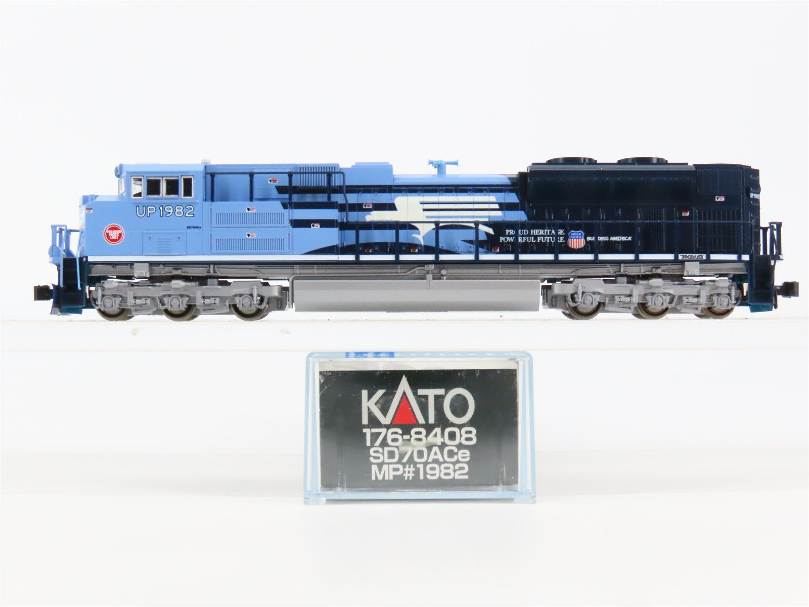 N Scale Kato 176-8408 UP Missouri Pacific SD70ACe Diesel Locomotive #1982