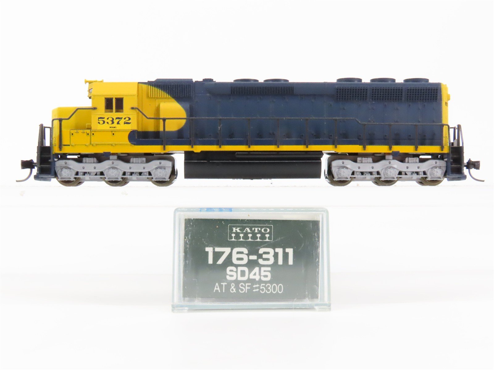 N Scale Kato 176-311 ATSF Santa Fe SD45 Diesel Locomotive #5372 Customized