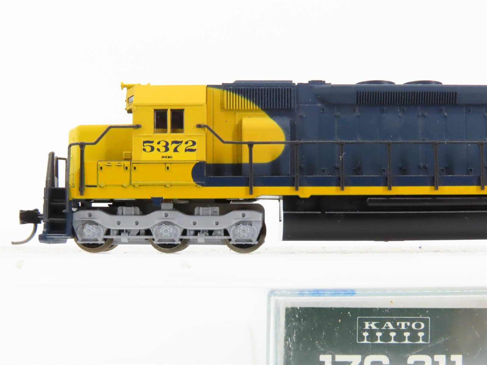 N Scale Kato 176-311 ATSF Santa Fe SD45 Diesel Locomotive #5372 Customized