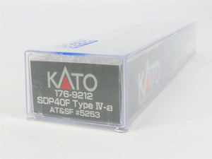 N Scale Kato 176-9213 ATSF Santa Fe SDP40F Diesel Locomotive #5267
