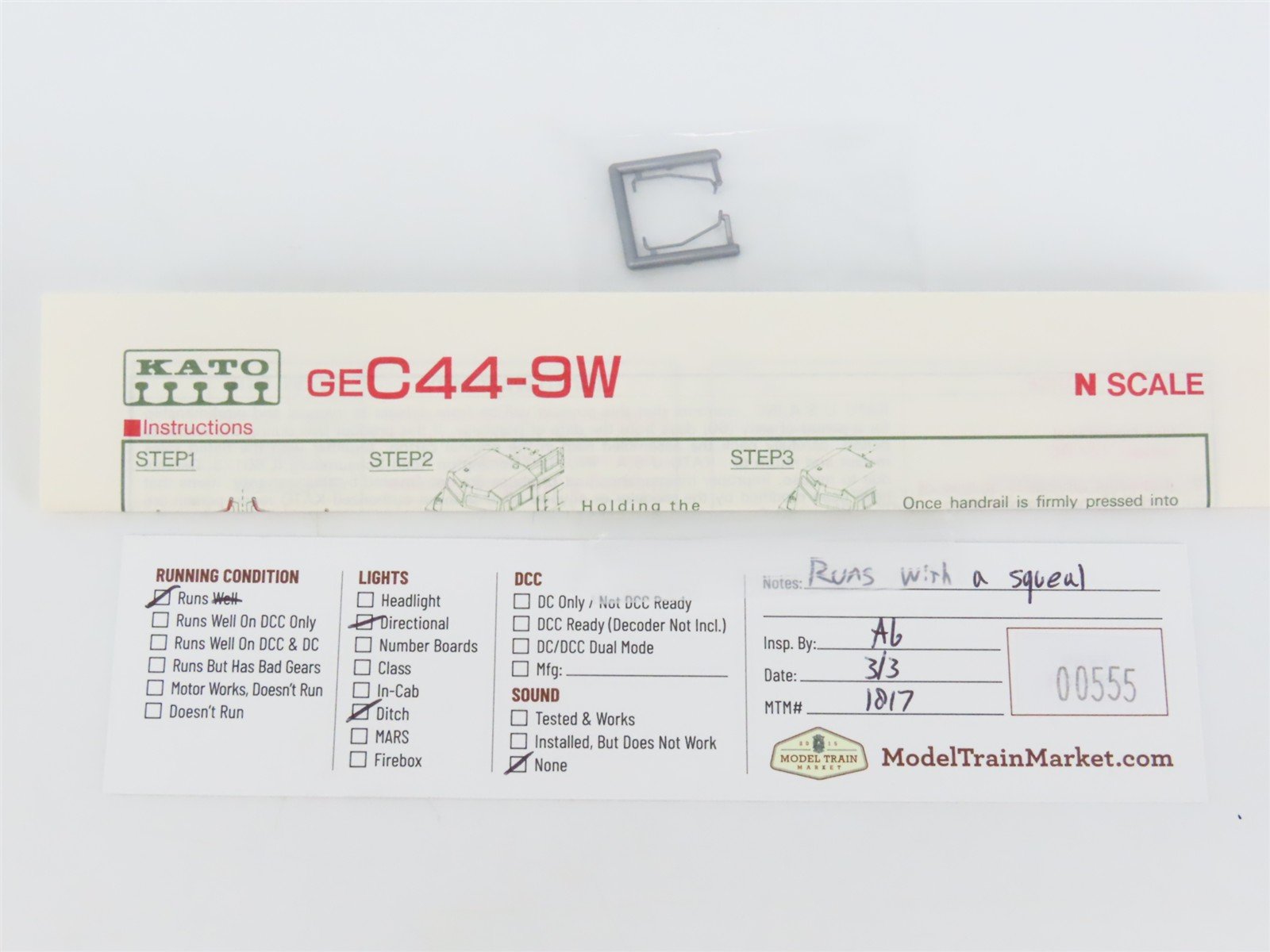 N Scale KATO 176-3502 BNSF Railway C44-9W Diesel Locomotive #745