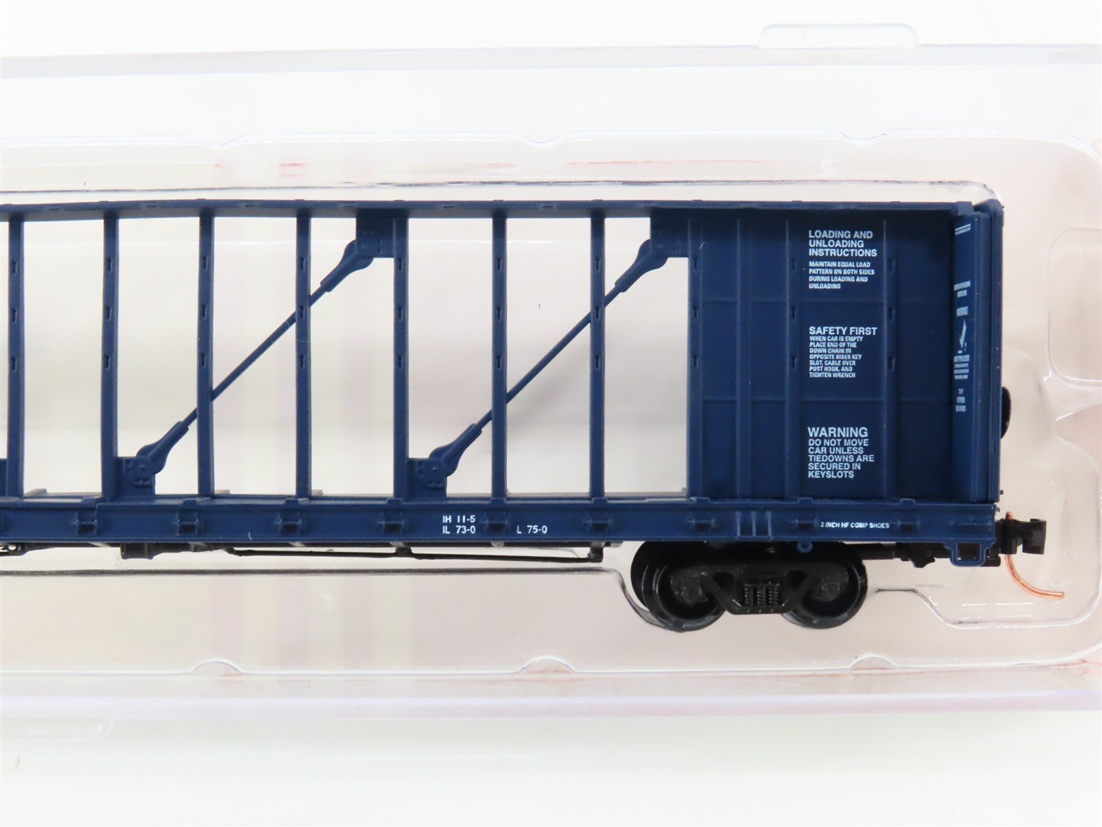 N Scale Red Caboose RN-16511-2 CLC Columbia & Cowlitz Centerbeam Flat Car #9556