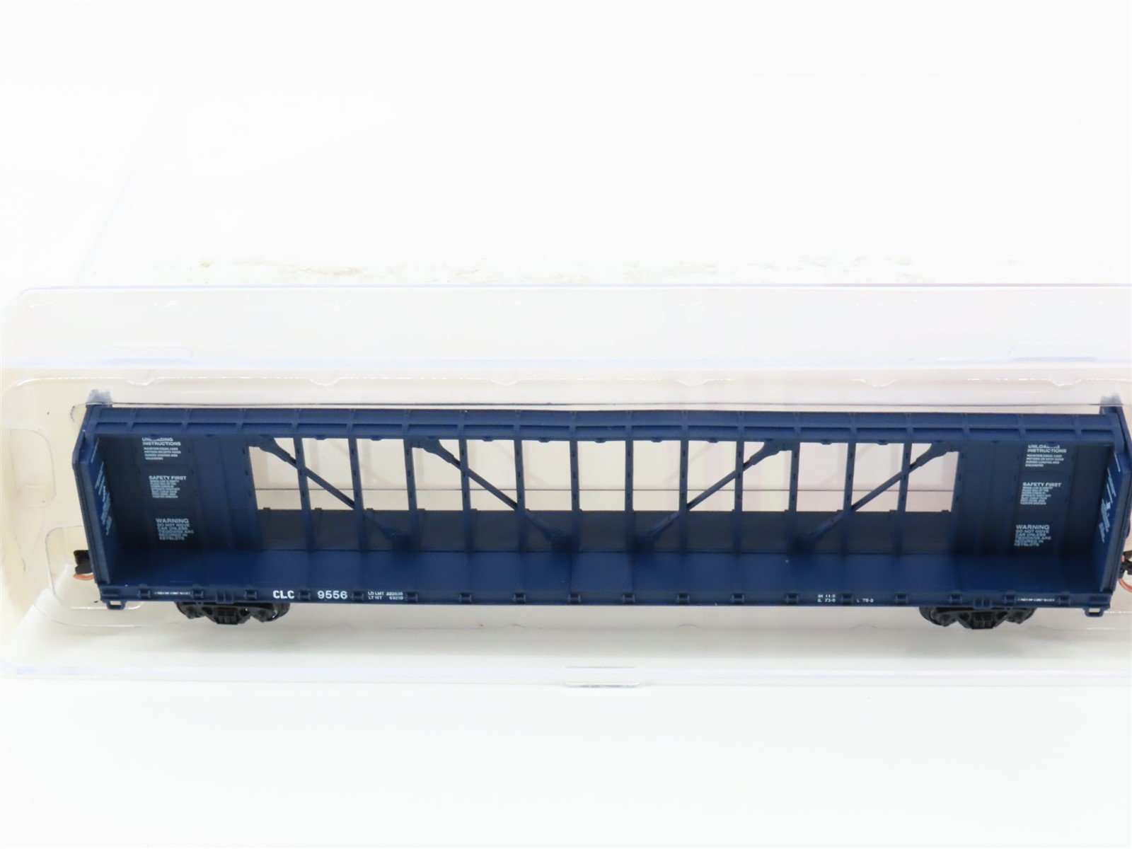 N Scale Red Caboose RN-16511-2 CLC Columbia & Cowlitz Centerbeam Flat Car #9556