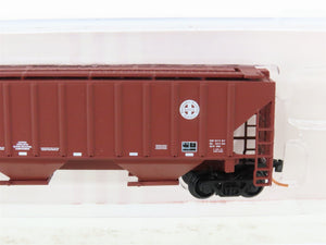 N Scale Red Caboose RM-25404-7 BNSF Railway 3-Bay Covered Hopper #433201