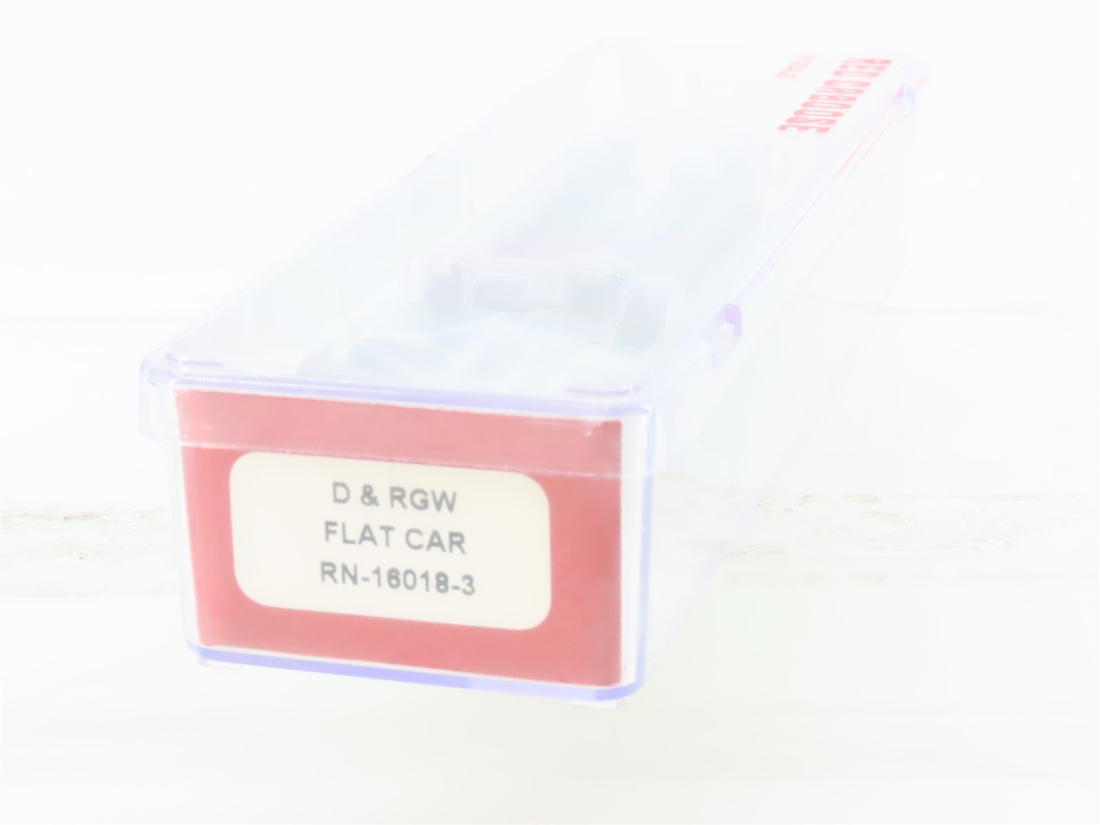 N Scale Red Caboose RN-16018-3 D&RGW Rio Grande Fish Belly Flat Car 2-Pack