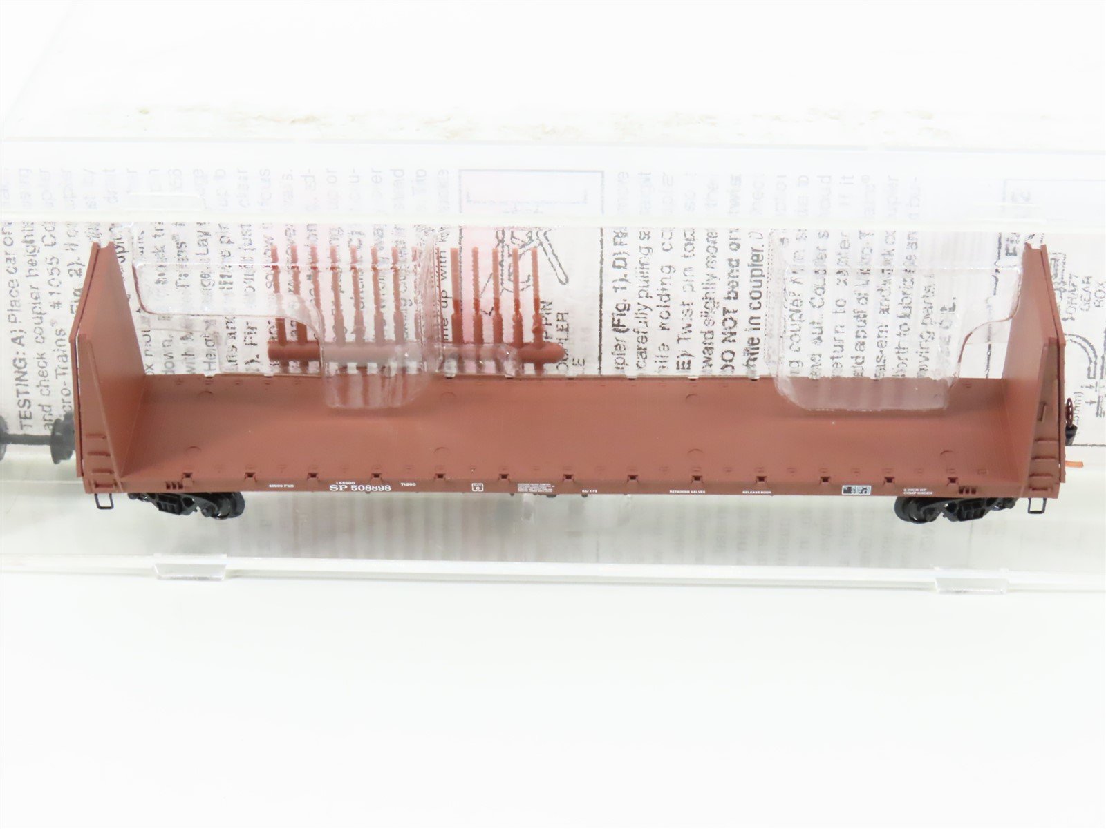 N Scale Micro-Trains MTL 54020 SP Southern Pacific Bulkhead Flat Car #508898