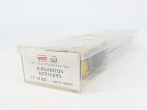 N Scale Micro-Trains MTL 11100030 ETTX BN 89' Tri-Level Closed Auto Rack #820914