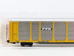 N Scale Micro-Trains MTL 11100020 ETTX TTX 89' Tri-Level Closed Auto Rack 711021