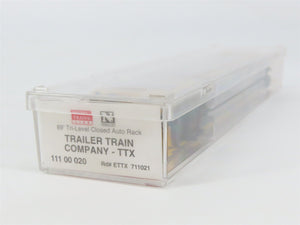 N Scale Micro-Trains MTL 11100020 ETTX TTX 89' Tri-Level Closed Auto Rack 711021