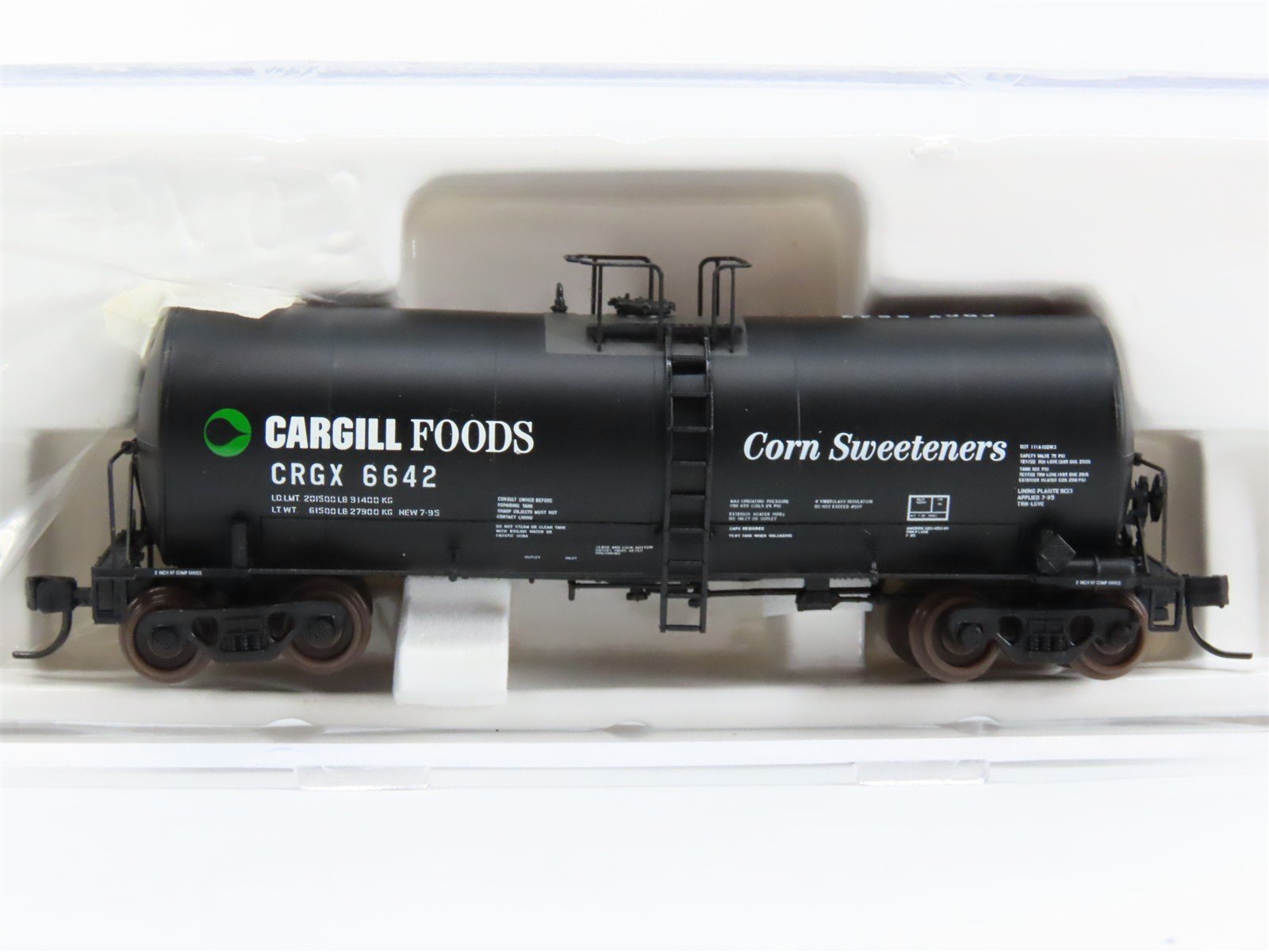 N Atlas 40311 CRGX Cargill Foods Corn Sweeteners 17,600 Gallon Tank Car #6642