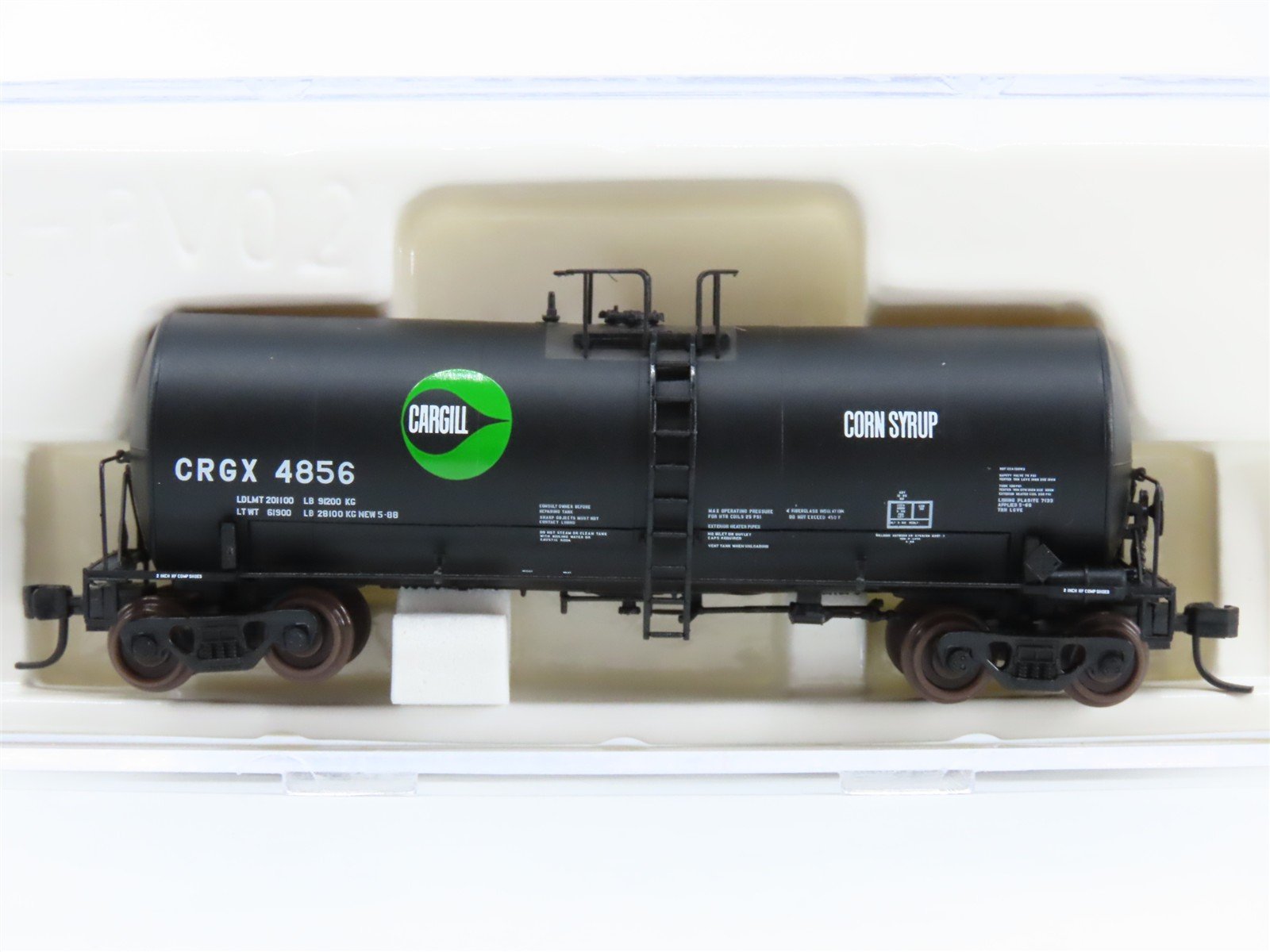N Scale Atlas 40222 CRGX Cargill (w/ Solid Marks) 17,600 Gallon Tank Car #4856