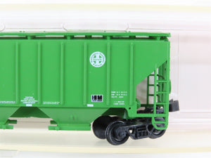 N Scale Red Caboose RN-15014-9 BNSF Railway 2-Bay Covered Hopper #406680