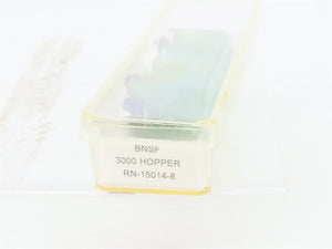 N Scale Red Caboose RN-15014-8 BNSF Railway 2-Bay Covered Hopper #406673