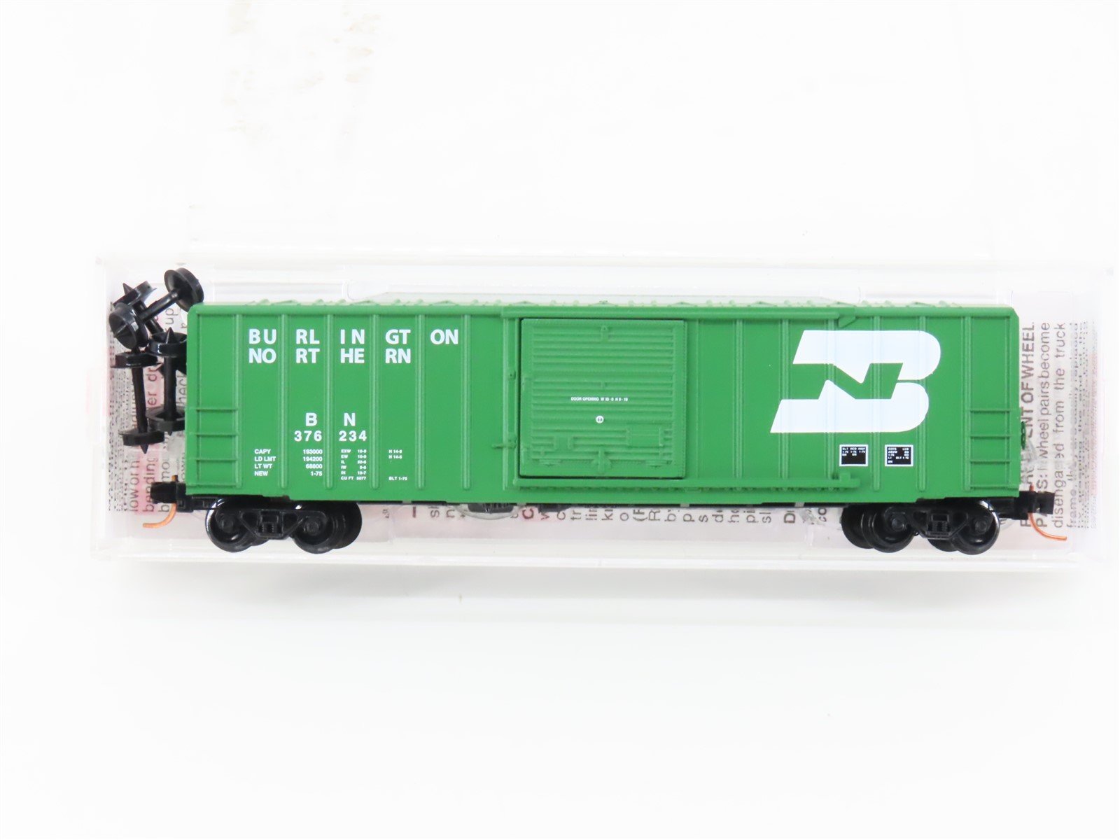 N Scale Micro-Trains MTL 02500490 BN Burlington Northern 50' Box Car #376234