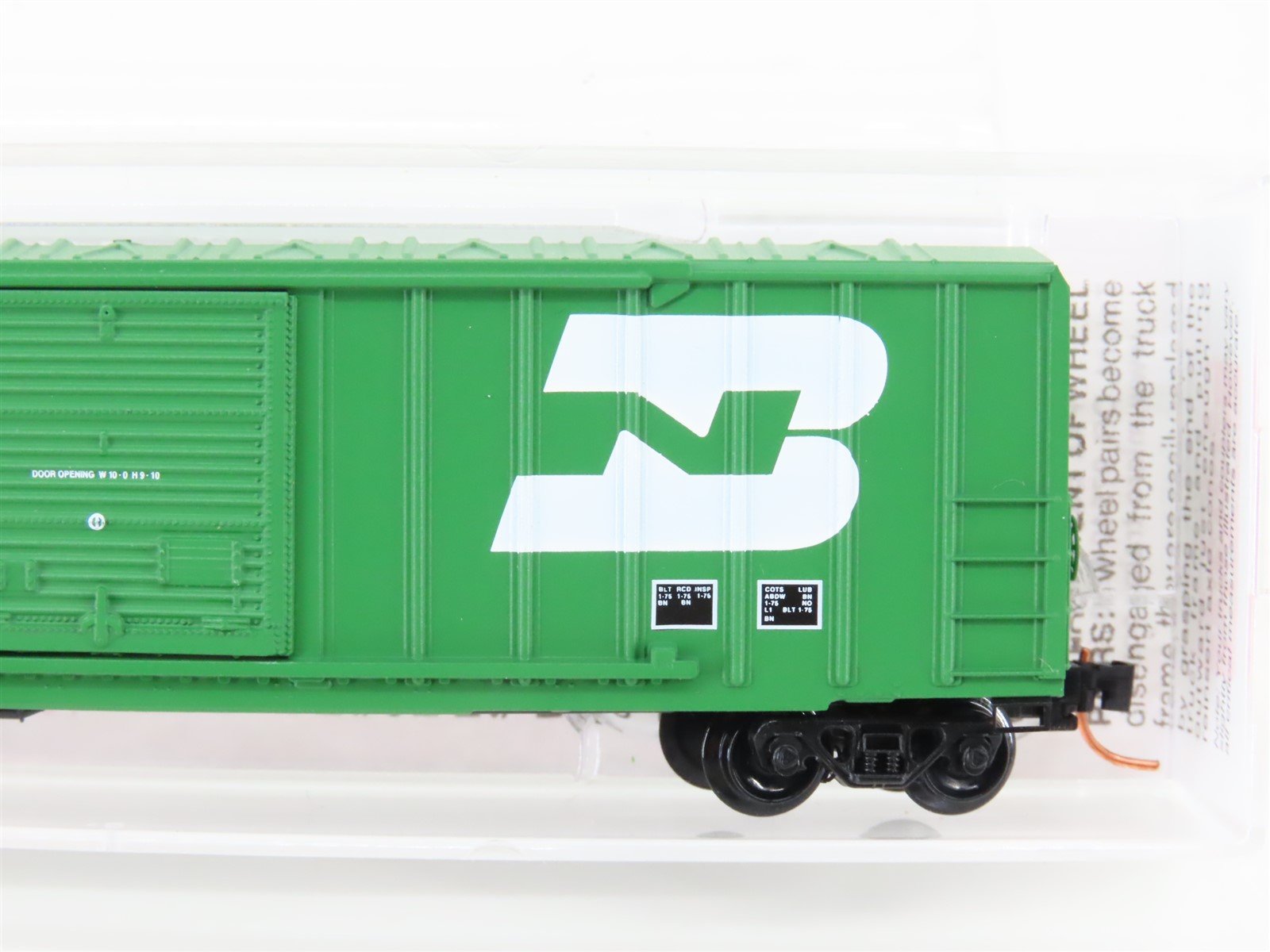 N Scale Micro-Trains MTL 02500490 BN Burlington Northern 50' Box Car #376234