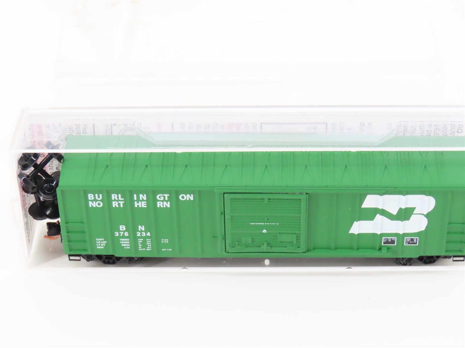 N Scale Micro-Trains MTL 02500490 BN Burlington Northern 50' Box Car #376234