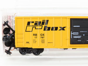 N Scale Micro-Trains MTL 25010 RBOX Railbox 50' Rib Side Box Car #17787