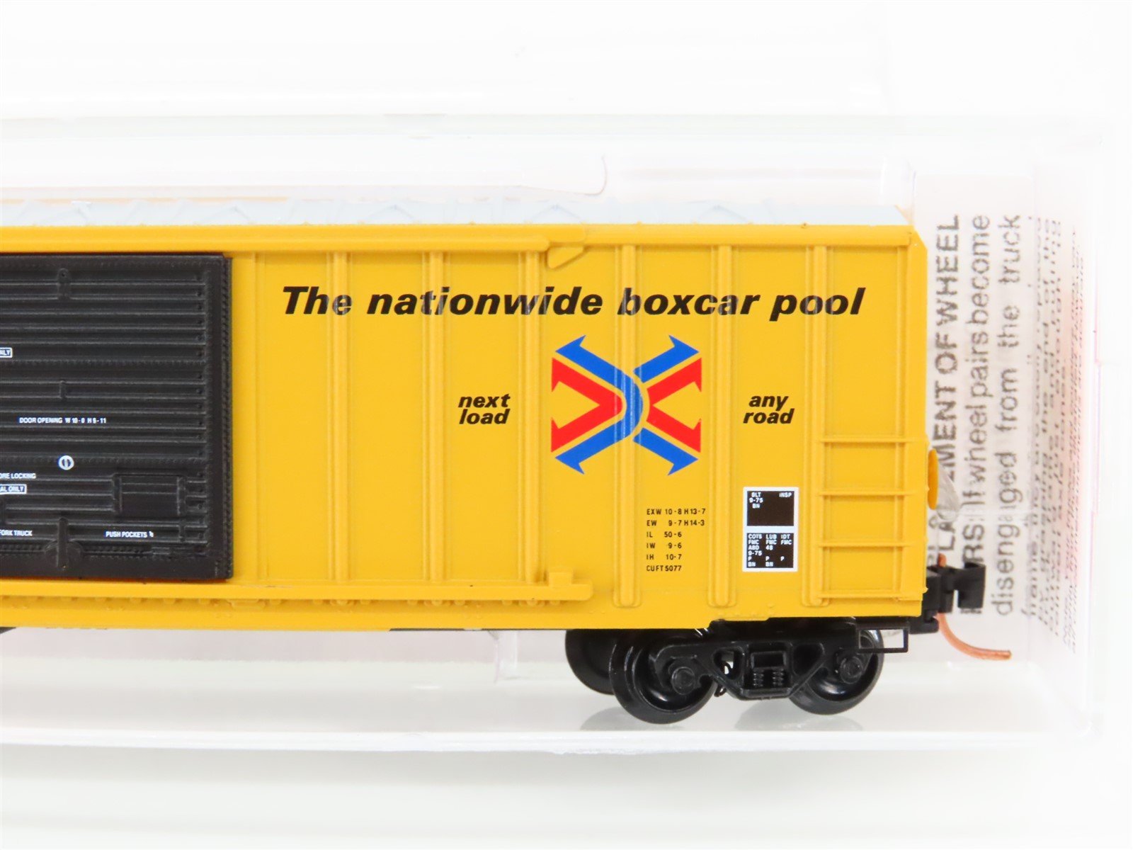 N Scale Micro-Trains MTL 25010 RBOX Railbox 50' Rib Side Box Car #17787