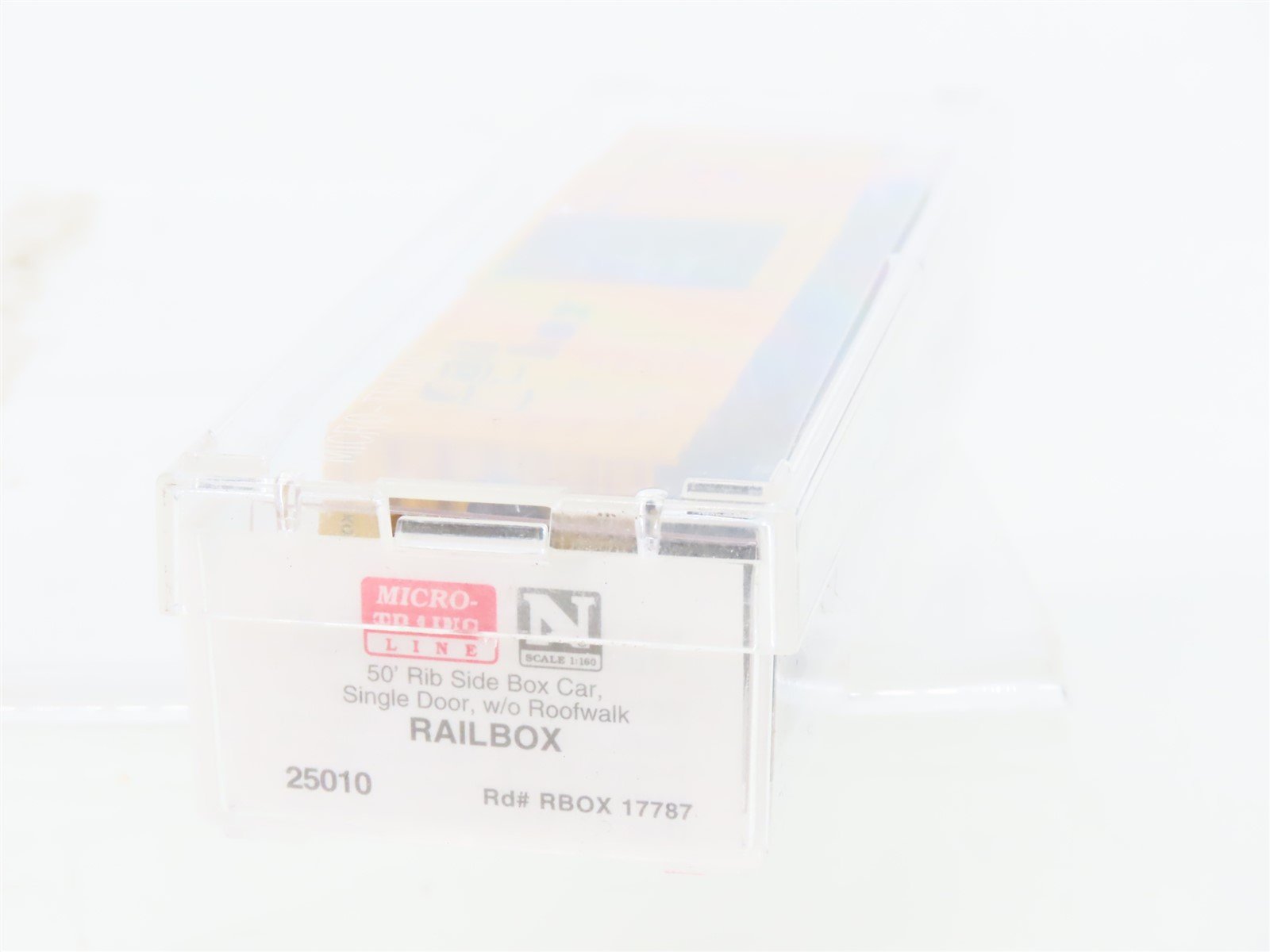 N Scale Micro-Trains MTL 25010 RBOX Railbox 50' Rib Side Box Car #17787