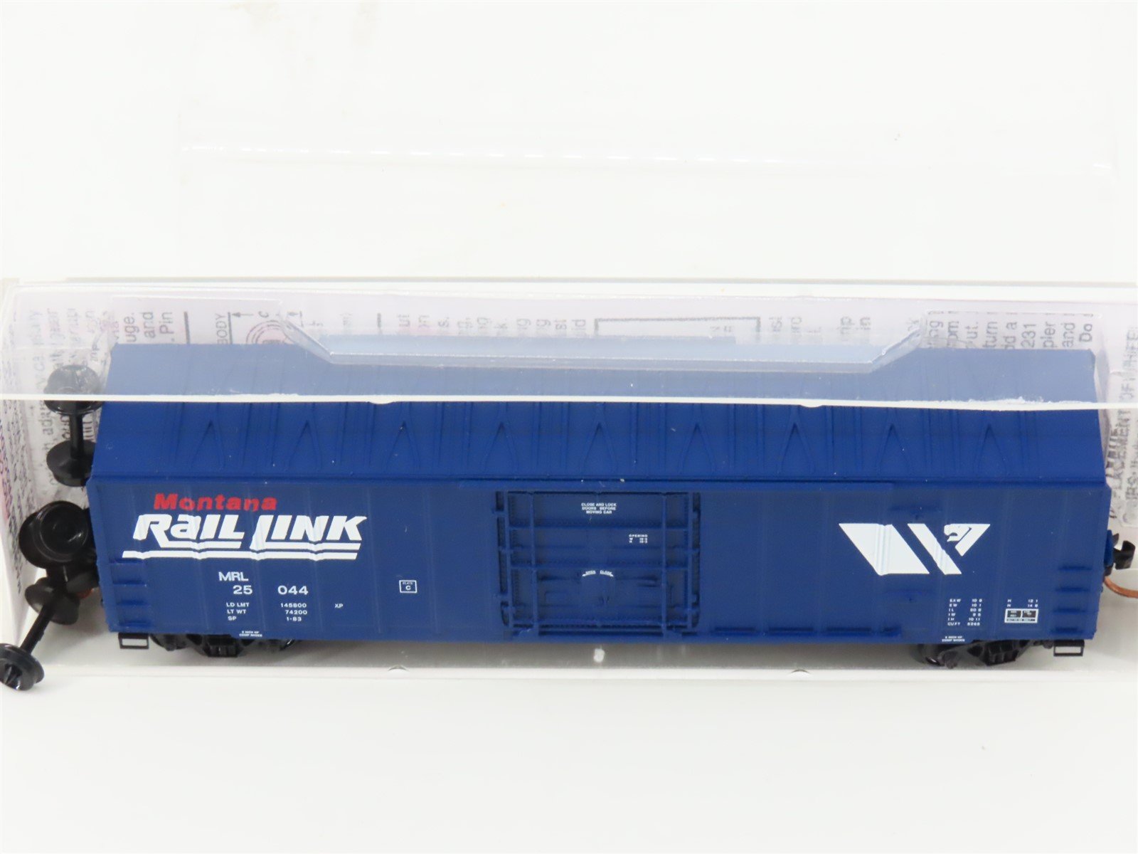 N Scale Micro-Trains MTL 27290 MRL Montana Rail Link 50' Rib Side Box Car #25044