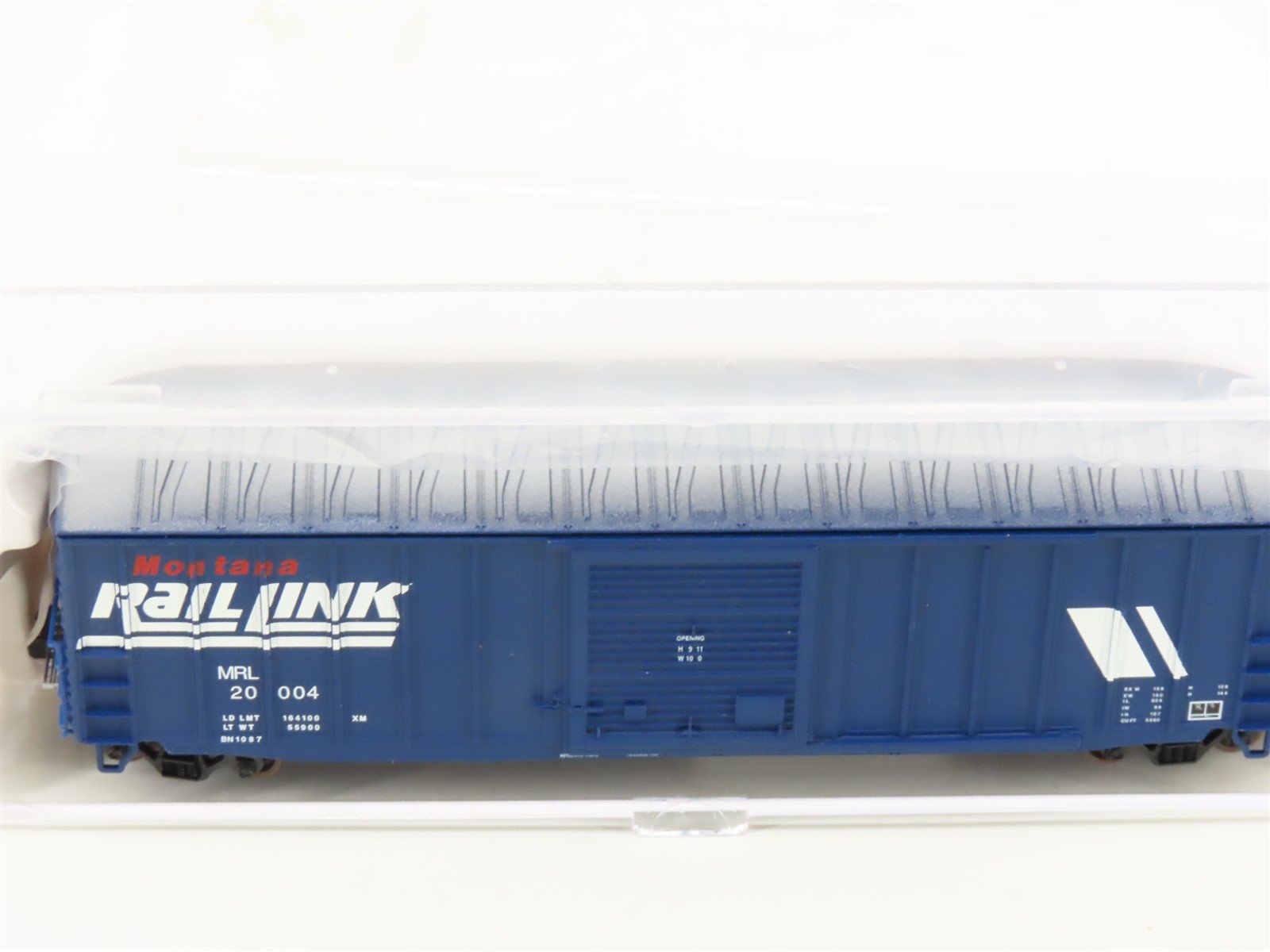 N Scale Atlas 45291 MRL Montana Rail Link 50' Precision Design Box Car #20004